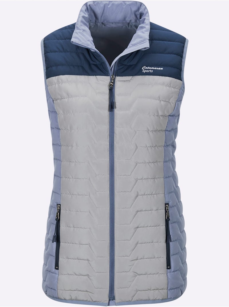 Gilet matelassé - taille standard - witt Bleu foncé - Kiabi
