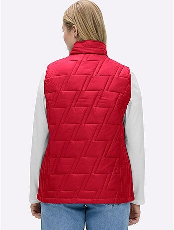 Gilet matelassé piquage affinant - taille standard - moda vilona