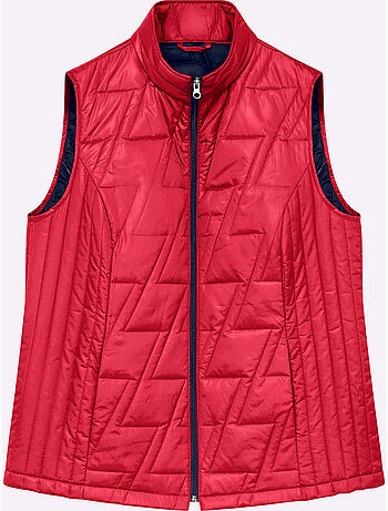 Gilet matelassé piquage affinant - taille standard - moda vilona