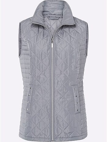 Gilet matelassé avec applications - taille standard - moda vilona