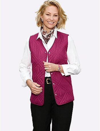 Gilet matelassé avec col en v et poches passepoilées - taille standard - witt
