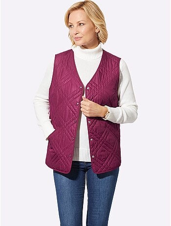 Gilet matelassé avec col en v et poches passepoilées - taille standard - witt