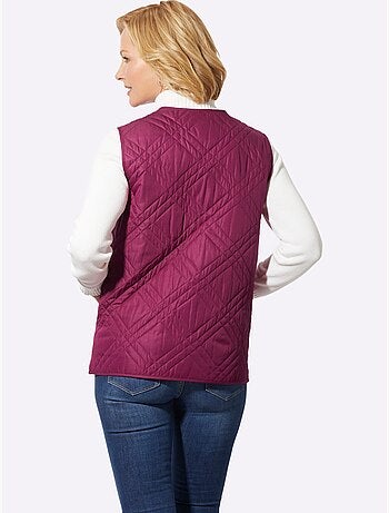 Gilet matelassé avec col en v et poches passepoilées - taille standard - witt