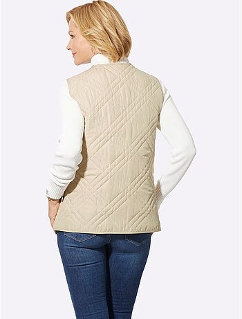 Gilet matelassé avec col en v et poches passepoilées - taille standard - witt