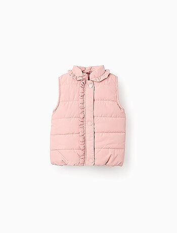 Gilet Matelassé avec Doublure en Polaire