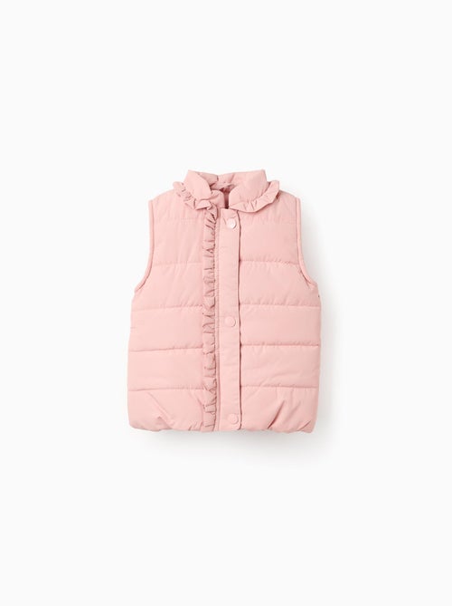 Gilet Matelassé avec Doublure en Polaire - Kiabi