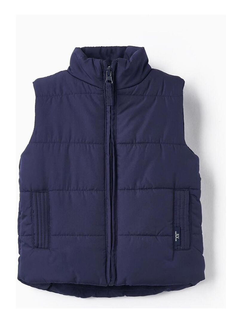 Gilet Matelassé Doublé Polaire - Sans Manches, Chaud Et Décontracté Pour L'hiver (plusieurs Couleurs)