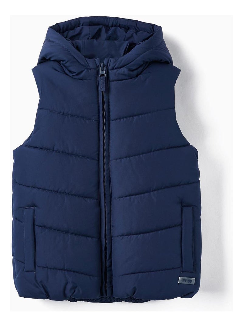 Gilet matelassé bleu foncé pour fille sans manches DIFFERENT TOGETHER Bleu foncé - Kiabi