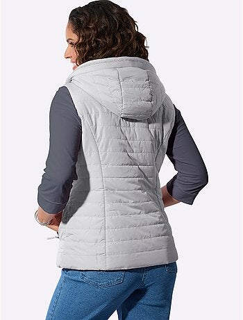 Gilet matelassé capuche avec coulisse et lien à nouer - taille standard - witt