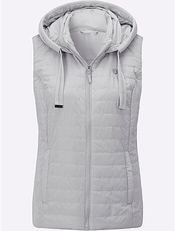 Gilet matelassé capuche avec coulisse et lien à nouer - taille standard - witt