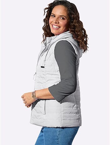Gilet matelassé capuche avec coulisse et lien à nouer - taille standard - witt