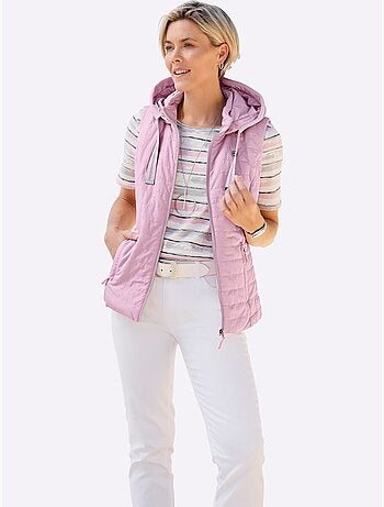 Gilet Matelassé Capuche Avec Coulisse Et Lien à Nouer - Taille Standard - Witt