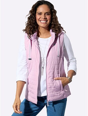 Gilet Matelassé Capuche Avec Coulisse Et Lien à Nouer - Taille Standard - Witt