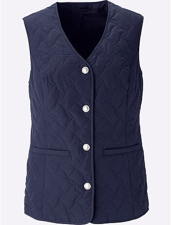 Gilet matelassé doublée et matelassée - taille standard - moda vilona