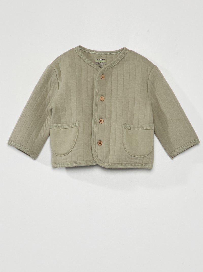 Gilet matelassé gris - Kiabi