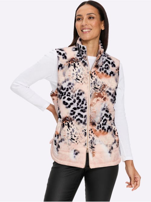 Gilet matelassé imprimé mode - taille standard - helline - Kiabi Gilet matelassé imprimé mode - taille standard - helline - Kiabi
