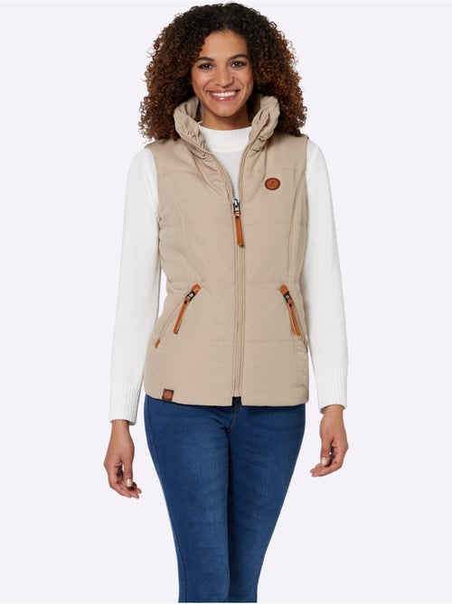 Gilet matelassé joli aspect contrasté - taille standard - witt - Kiabi Gilet matelassé joli aspect contrasté - taille standard - witt - Kiabi