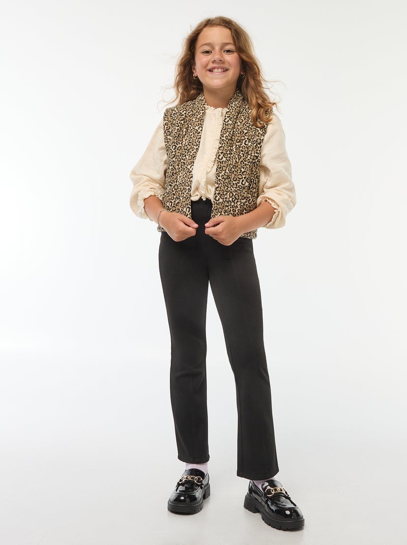 Gilet matelassé léopard sans manches Léopard - Kiabi