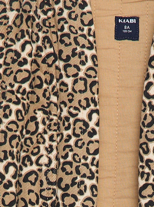 Gilet matelassé léopard sans manches - Kiabi