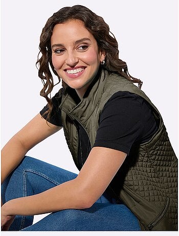 Gilet matelassé mélange de motifs matelassés - taille standard - witt