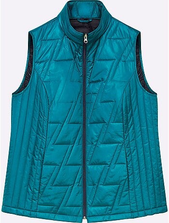 Gilet matelassé piquage affinant - taille standard - moda vilona