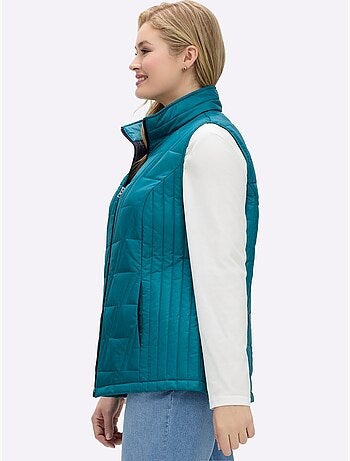 Gilet matelassé piquage affinant - taille standard - moda vilona