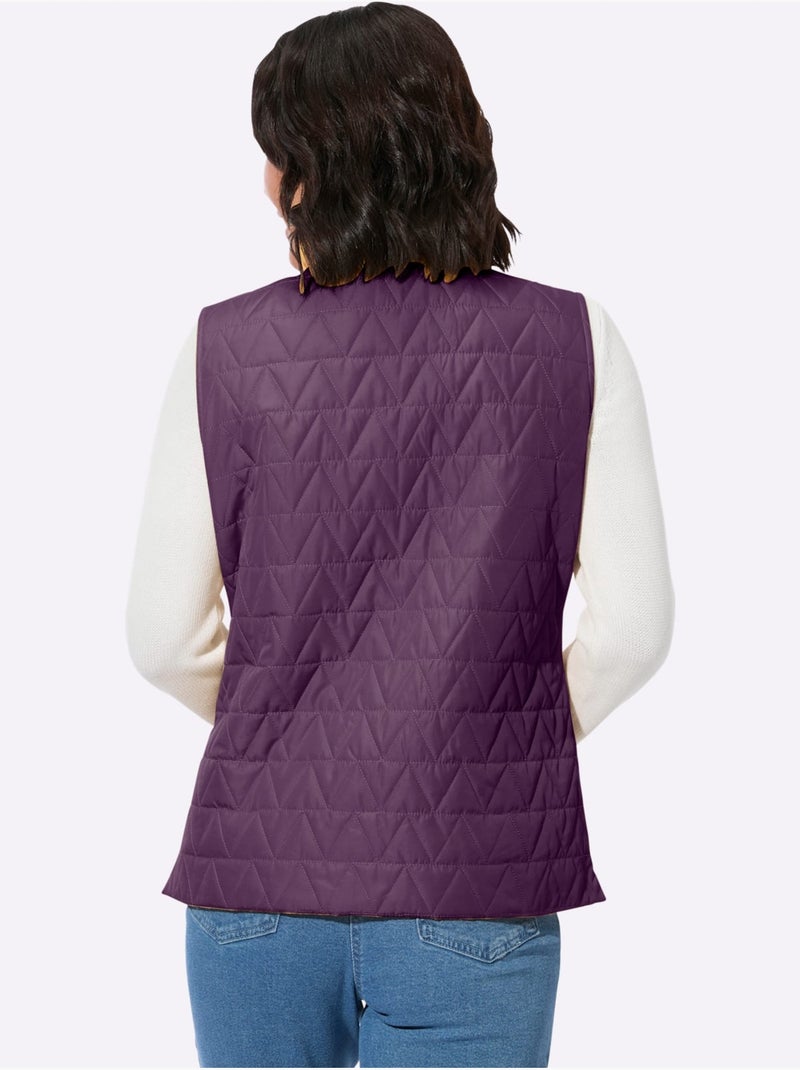 Gilet matelassé piquage intégral - taille standard - witt Nude - Kiabi