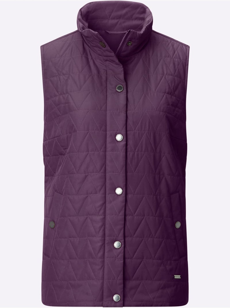 Gilet matelassé piquage intégral - taille standard - witt Nude - Kiabi