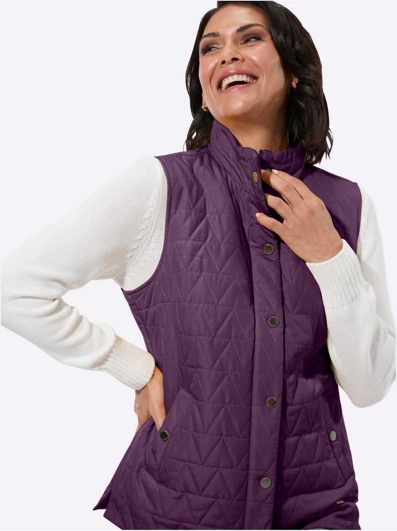 Gilet matelassé piquage intégral - taille standard - witt Nude - Kiabi