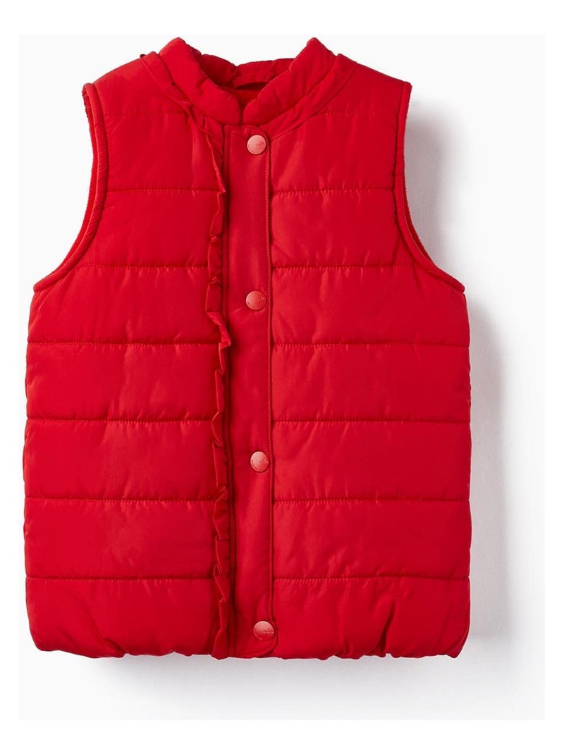 Gilet matelassé rouge pour fille ROYALS OFF DUTY Rouge - Kiabi