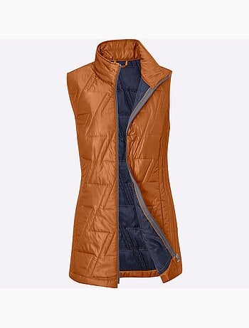 Gilet matelassé piquage affinant - taille standard - moda vilona