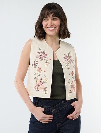 Gilet matelassé sans manches