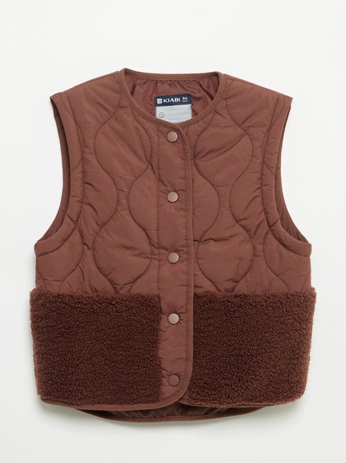 Gilet matelassé sans manches - Kiabi