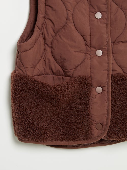 Gilet matelassé sans manches - Kiabi