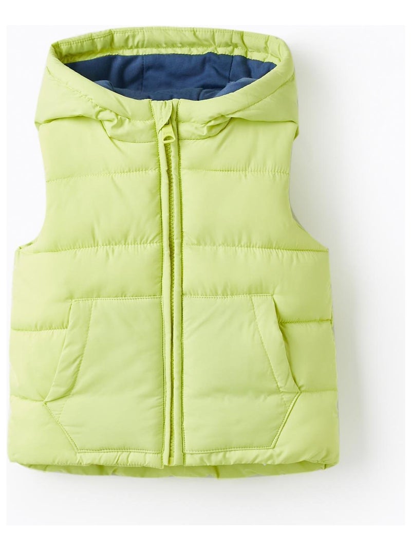 Gilet matelassé vert néon pour bébé garçon NATURE TAKEOVER Vert clair - Kiabi