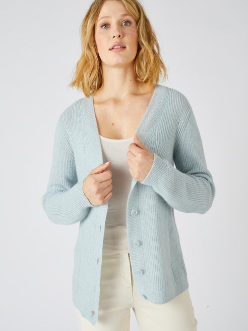 Gilet mélange alpaga - Damart - Kiabi
