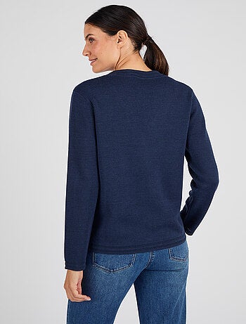 Gilet mélange laine - Damart