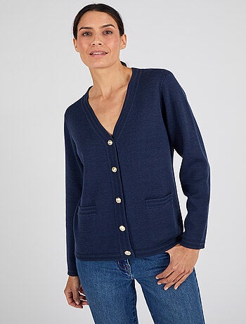 Gilet mélange laine - Damart