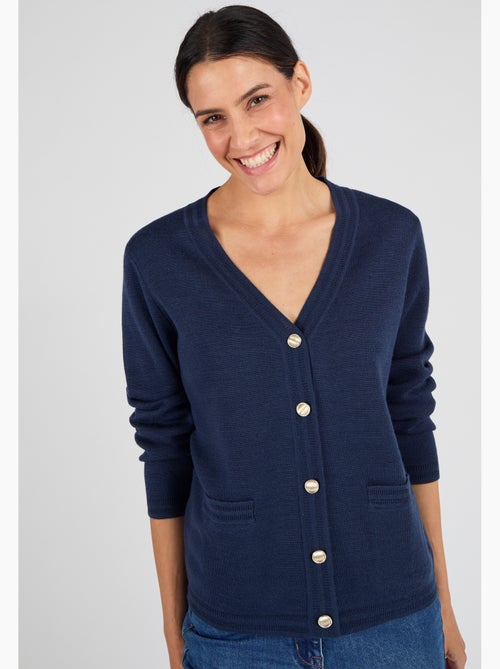Gilet mélange laine - Damart - Kiabi