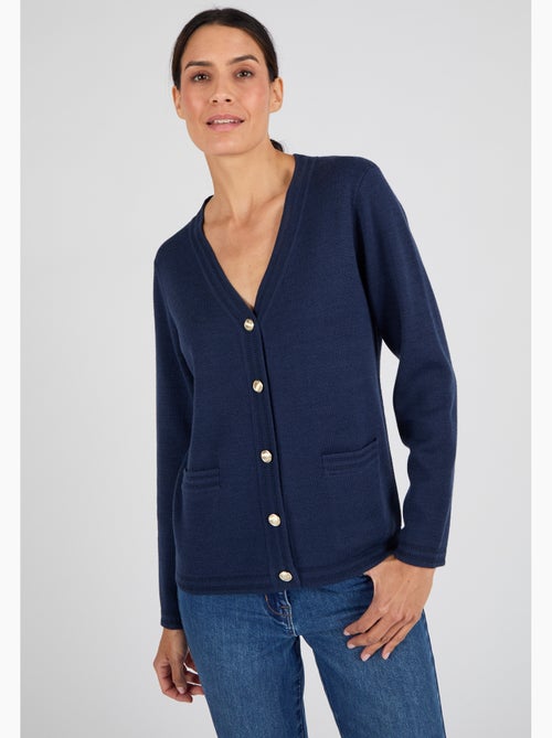 Gilet mélange laine - Damart - Kiabi