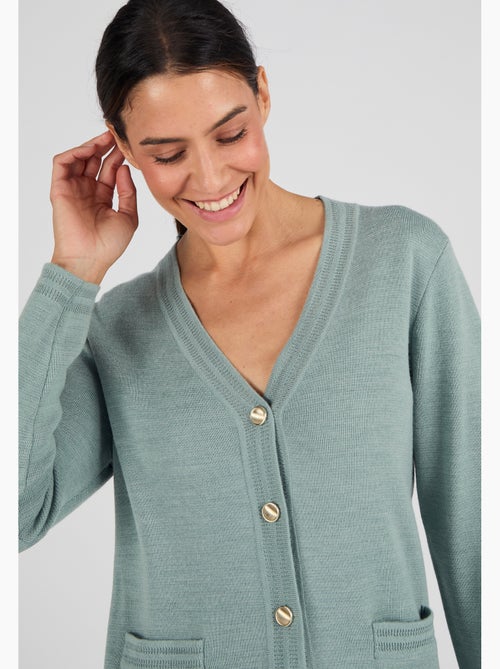 Gilet mélange laine - Damart - Kiabi