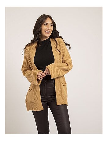 Gilet mi-long ouvert KIRSTEN