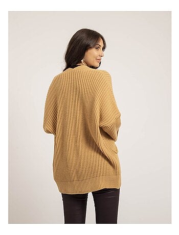 Gilet mi-long ouvert KIRSTEN