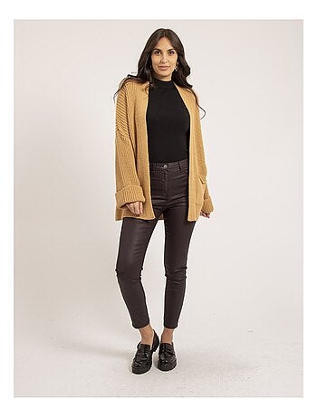 Gilet mi-long ouvert KIRSTEN