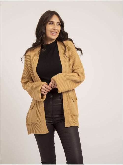 Gilet mi-long ouvert kirsten - Kiabi Gilet mi-long ouvert kirsten - Kiabi