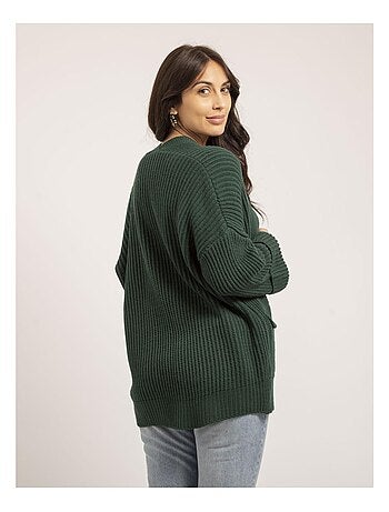 Gilet mi-long ouvert KIRSTEN