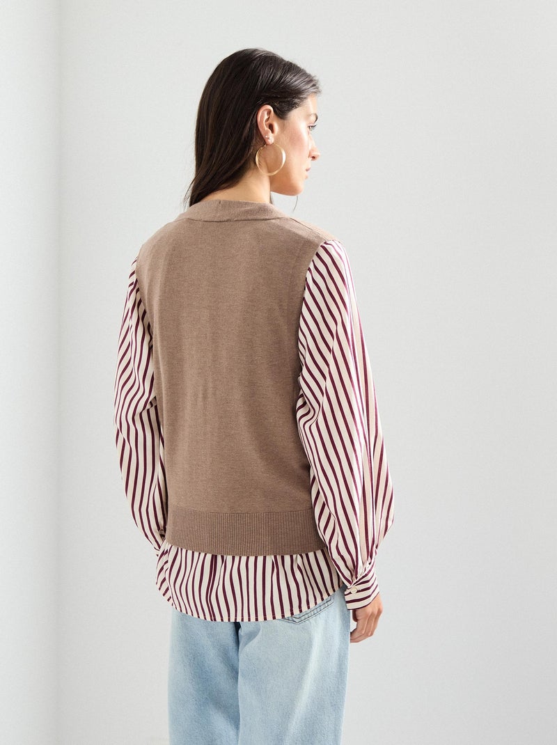 Gilet, MO Fashion Beige - Kiabi