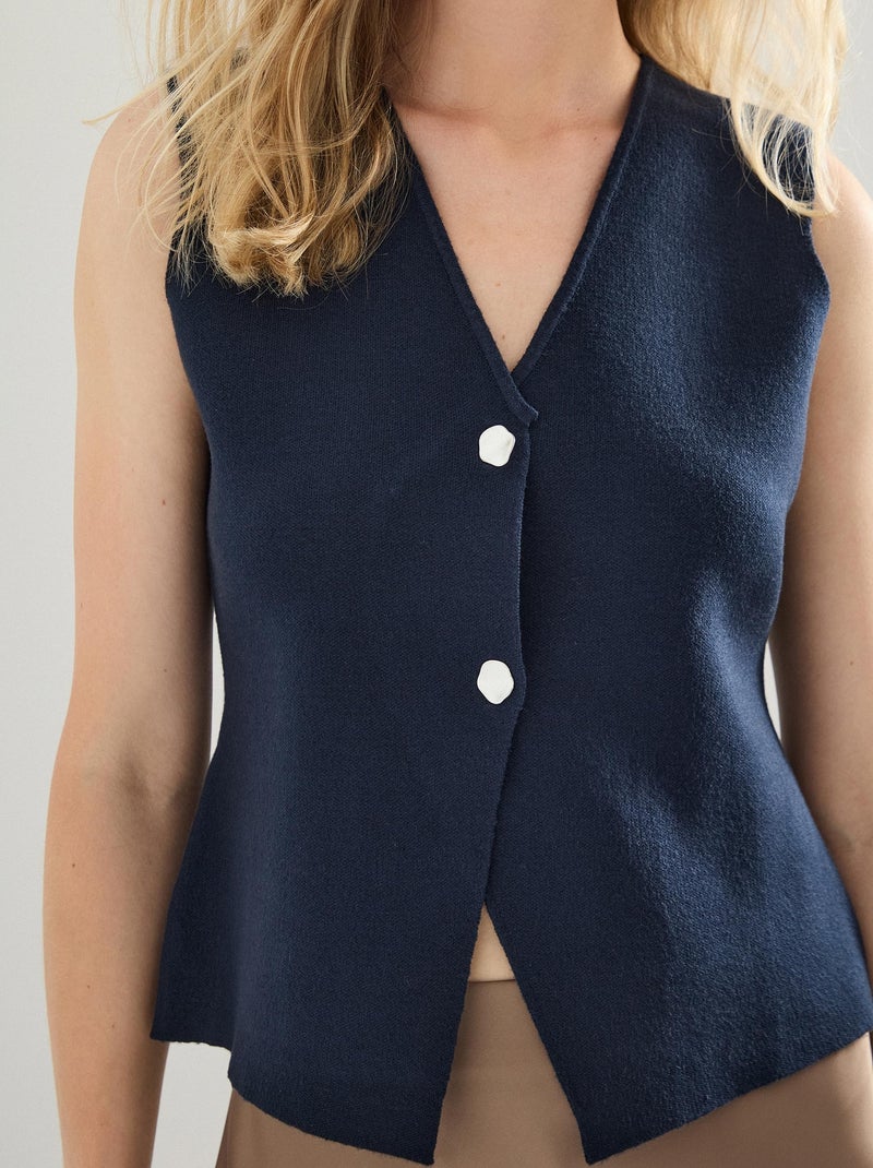 Gilet, MO Fashion Bleu - Kiabi