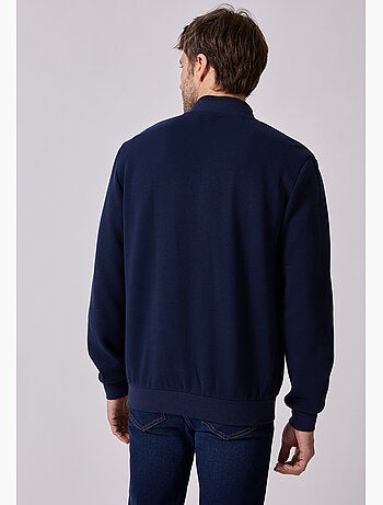 Gilet molleton zippé - damart