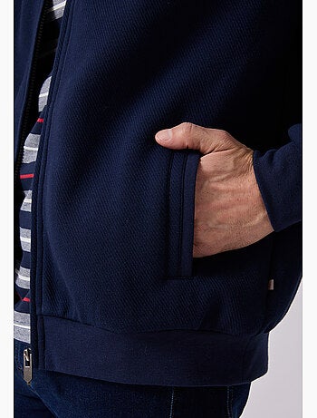 Gilet molleton zippé - damart